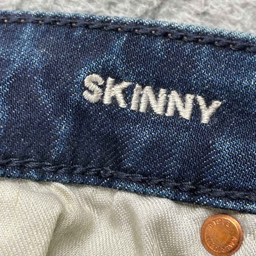 American Eagle Jeans Mens 29x34 Blue Airflex+ Skinny After Midnight Stretch - Picture 4 of 11